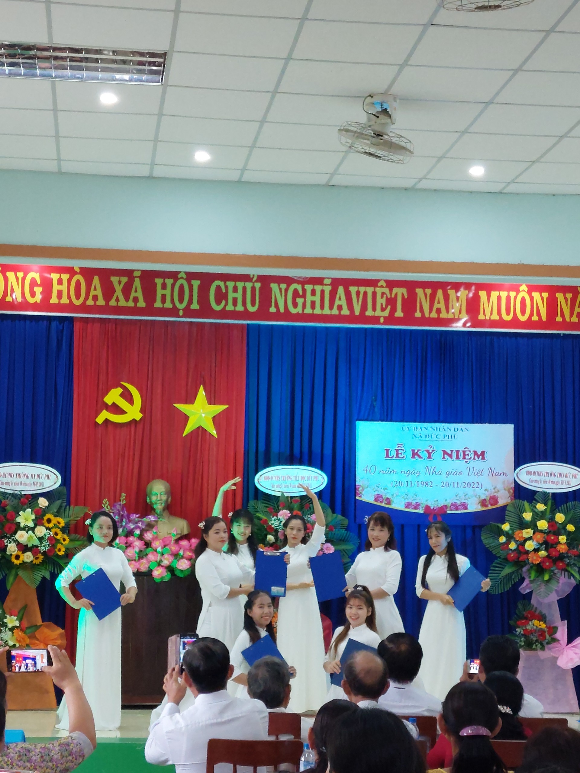 Xã Đức Phú tổ chức Lễ kỷ niệm 40 năm ngày Nhà giáo Việt Nam