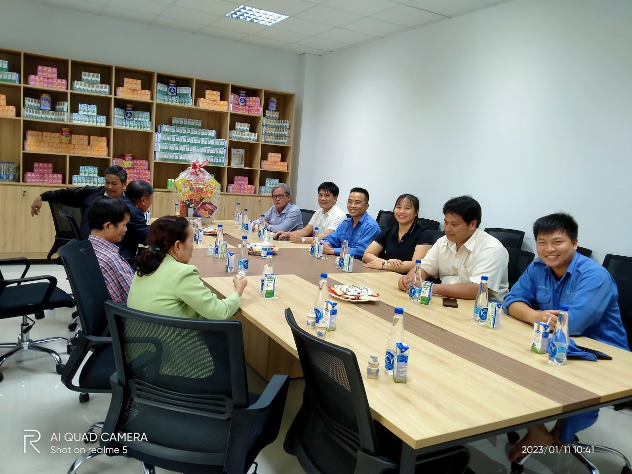Đảng ủy - HĐND - UBND - UBMTTQVN xã Đức Phú đi tặng quà Tết